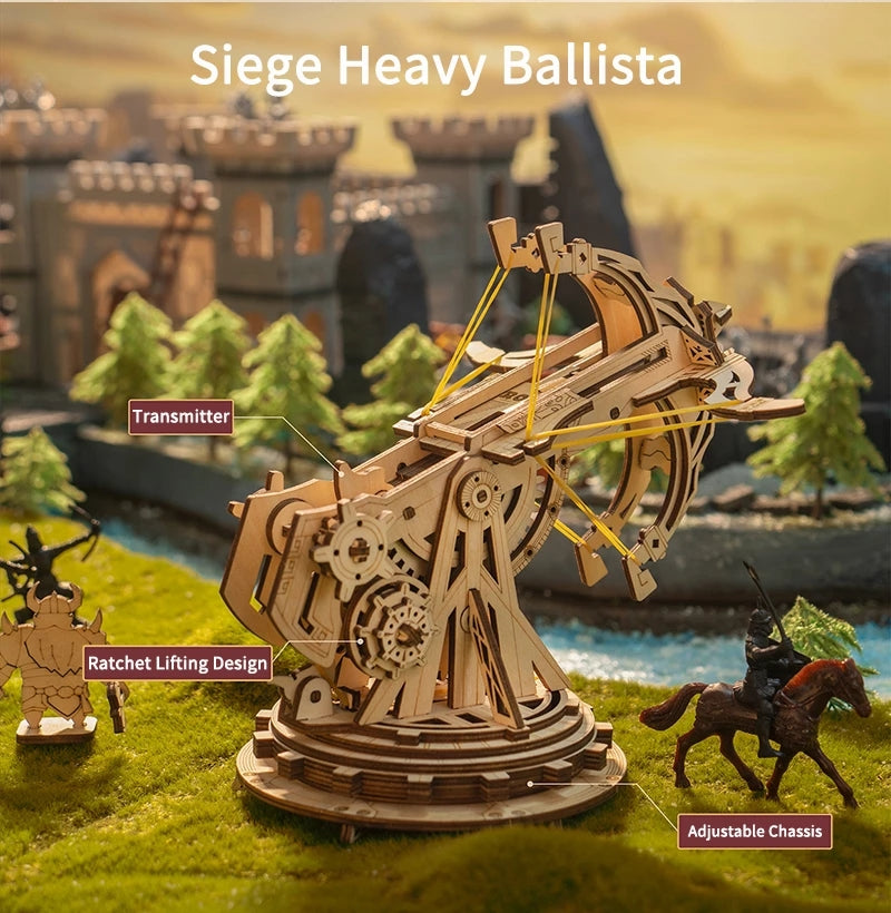 3D Heavy Ballista Wooden Puzzle