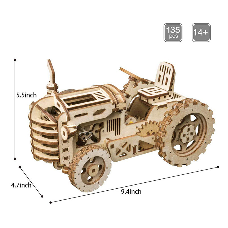 3D Wooden Tracker Puzzle