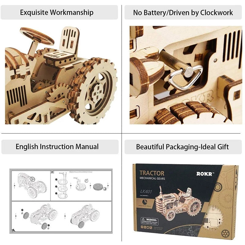 3D Wooden Tracker Puzzle