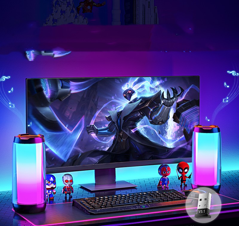 AuraSound Gaming Desktop Speaker