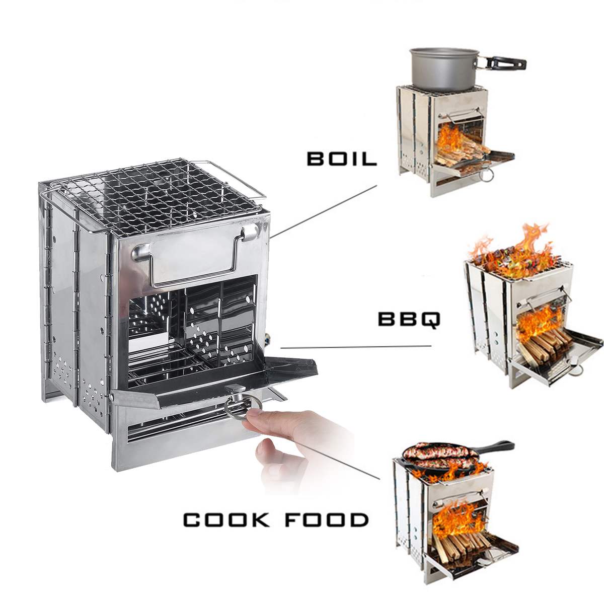Wildfire Wanderer Portable Wood-Burning Stove