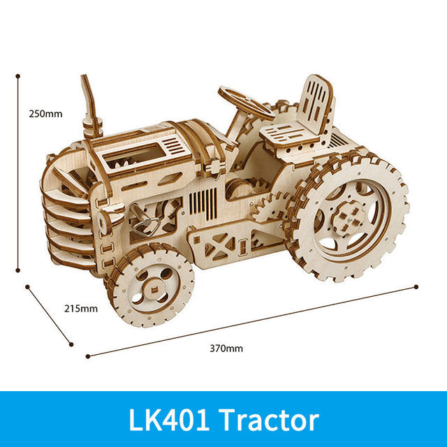 3D Wooden Tracker Puzzle