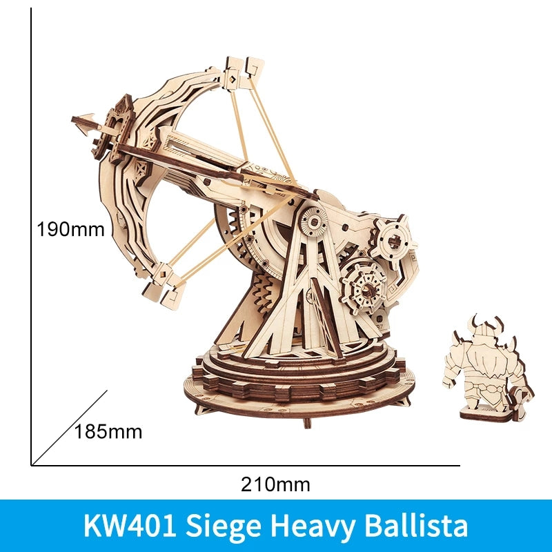 3D Heavy Ballista Wooden Puzzle