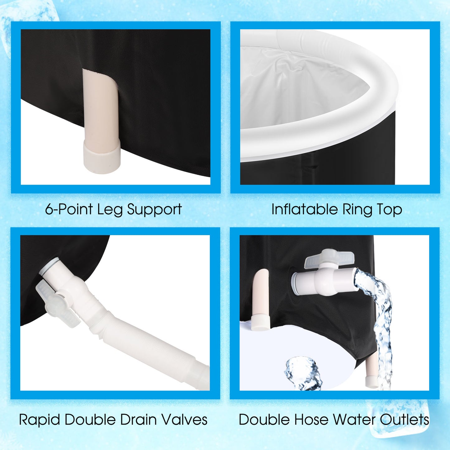 Inflatable Ice Bath Tub