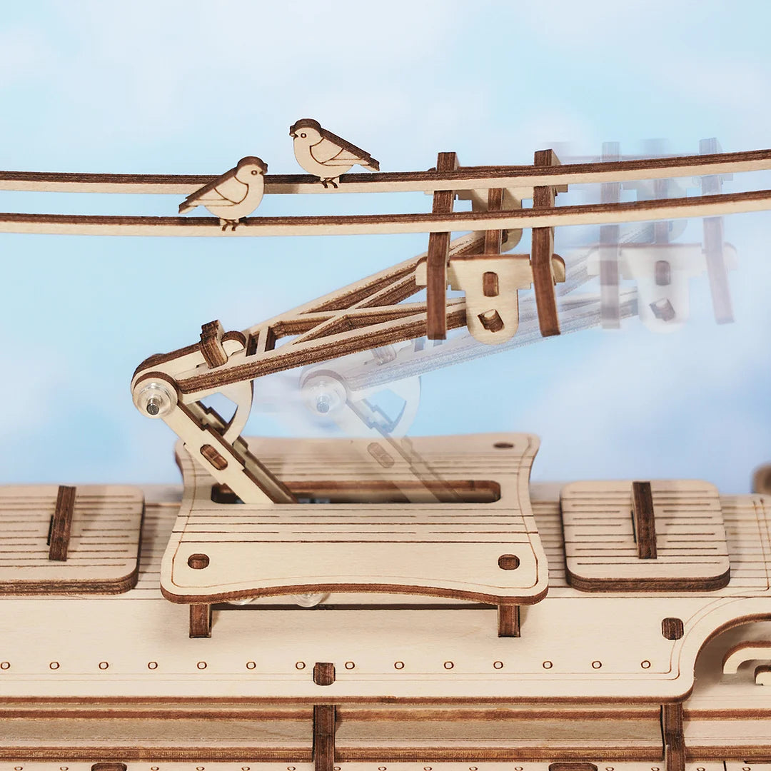 3D City Tram Wooden Puzzle