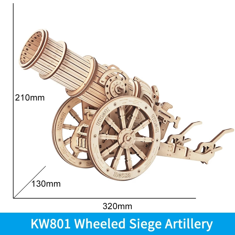 3D Heavy Ballista Wooden Puzzle