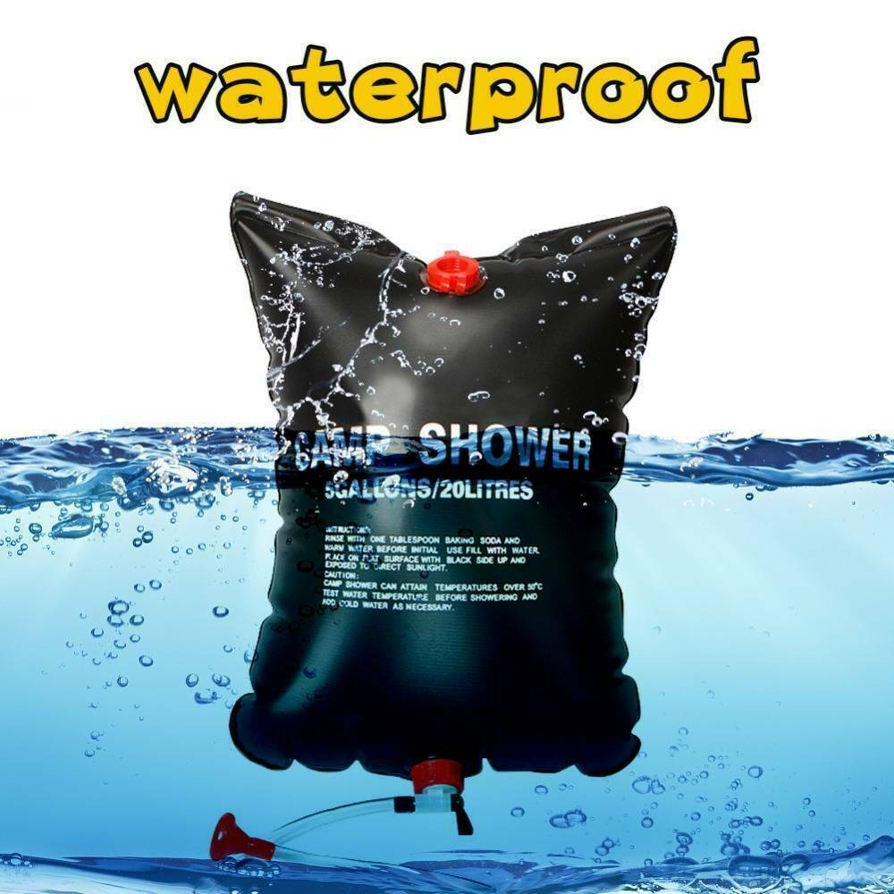 Solar Heated Portable Camping Shower Bag