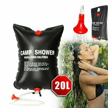 Solar Heated Portable Camping Shower Bag