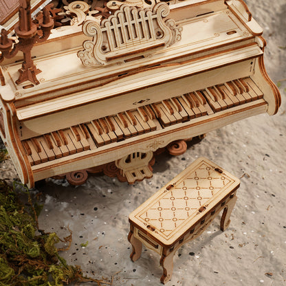 3D Wooden Puzzle Magic Piano