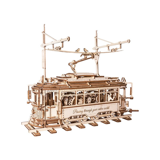 3D City Tram Wooden Puzzle