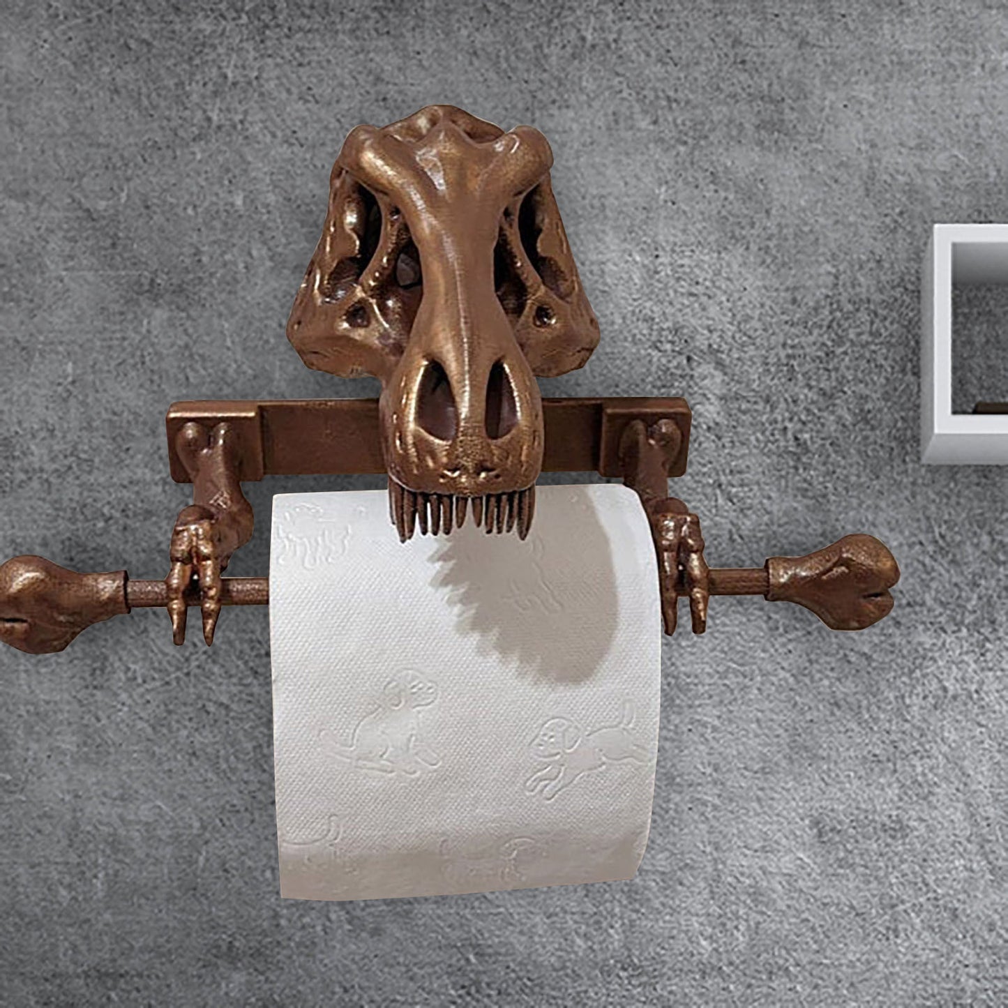 TyrannoRoll Skeleton Toilet Paper Holder