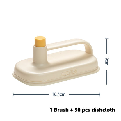 QuickClean Magic Brush with Disposable Rag Heads