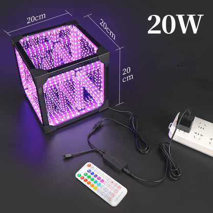 Thousand Mirrors 3D Lamp Magic Cube